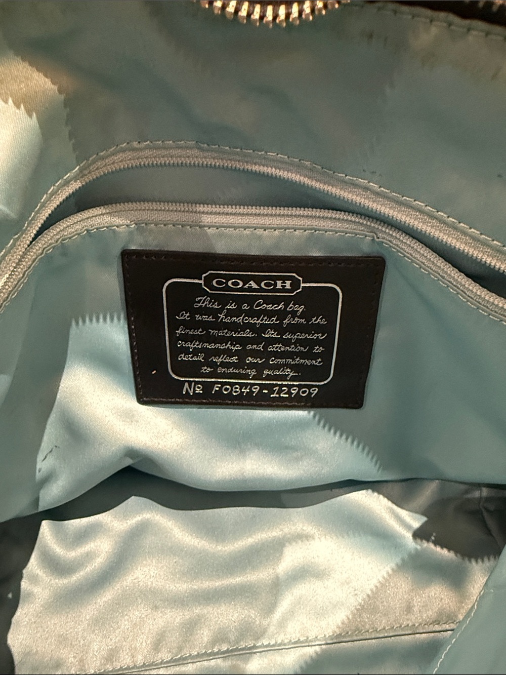 Coach Black Signature Canvas Shoulder Bag - Picture 2 of 3